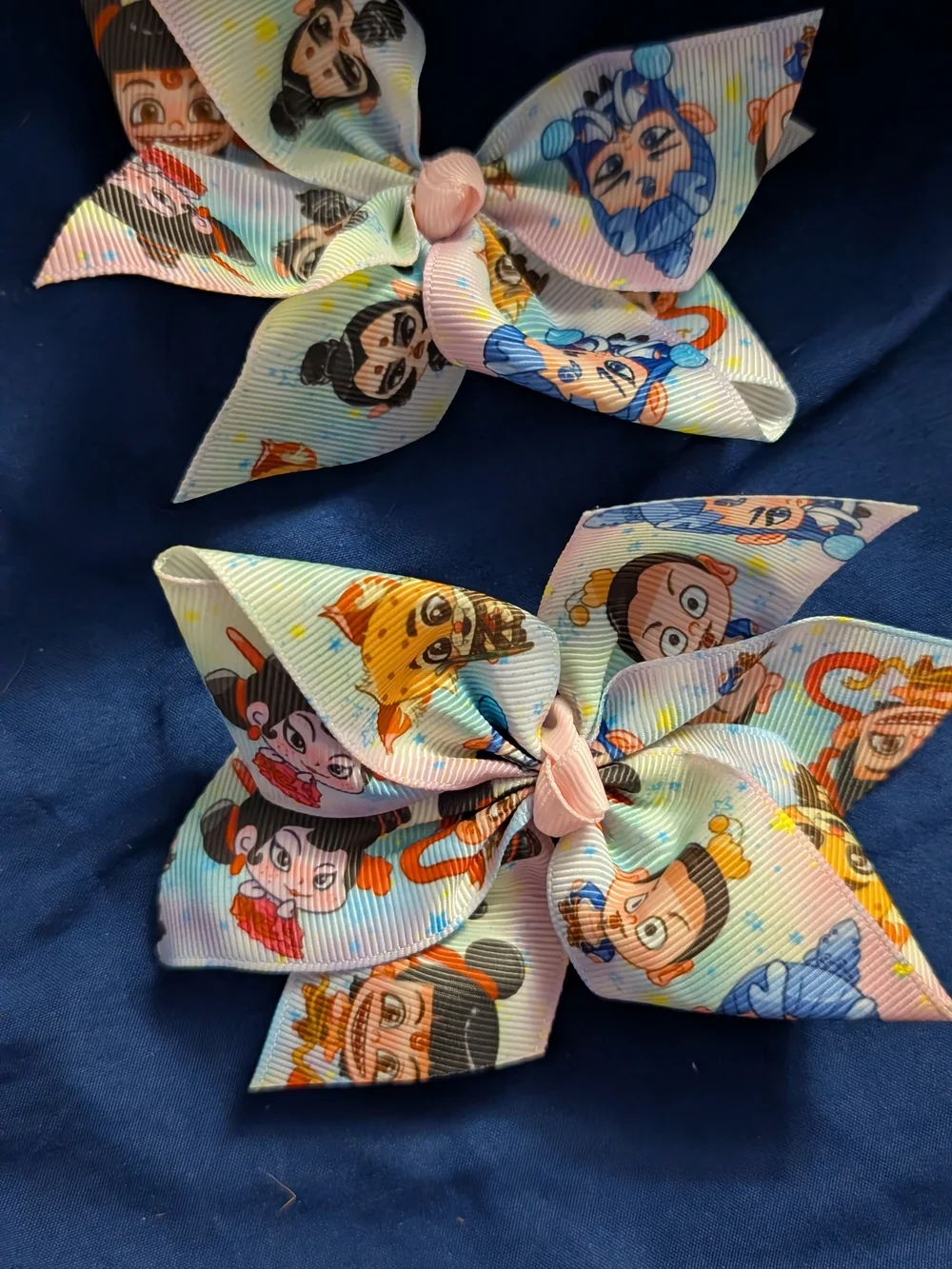 New Set of 2 Ne Zha Hair Bows